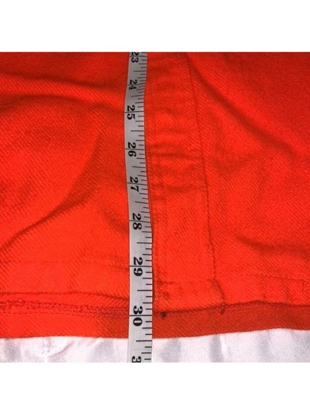 Vintage Hi-Gear Orange Button-Up Shirt XL Long Sleeve 100% Acrylic - Picture 9 of 10